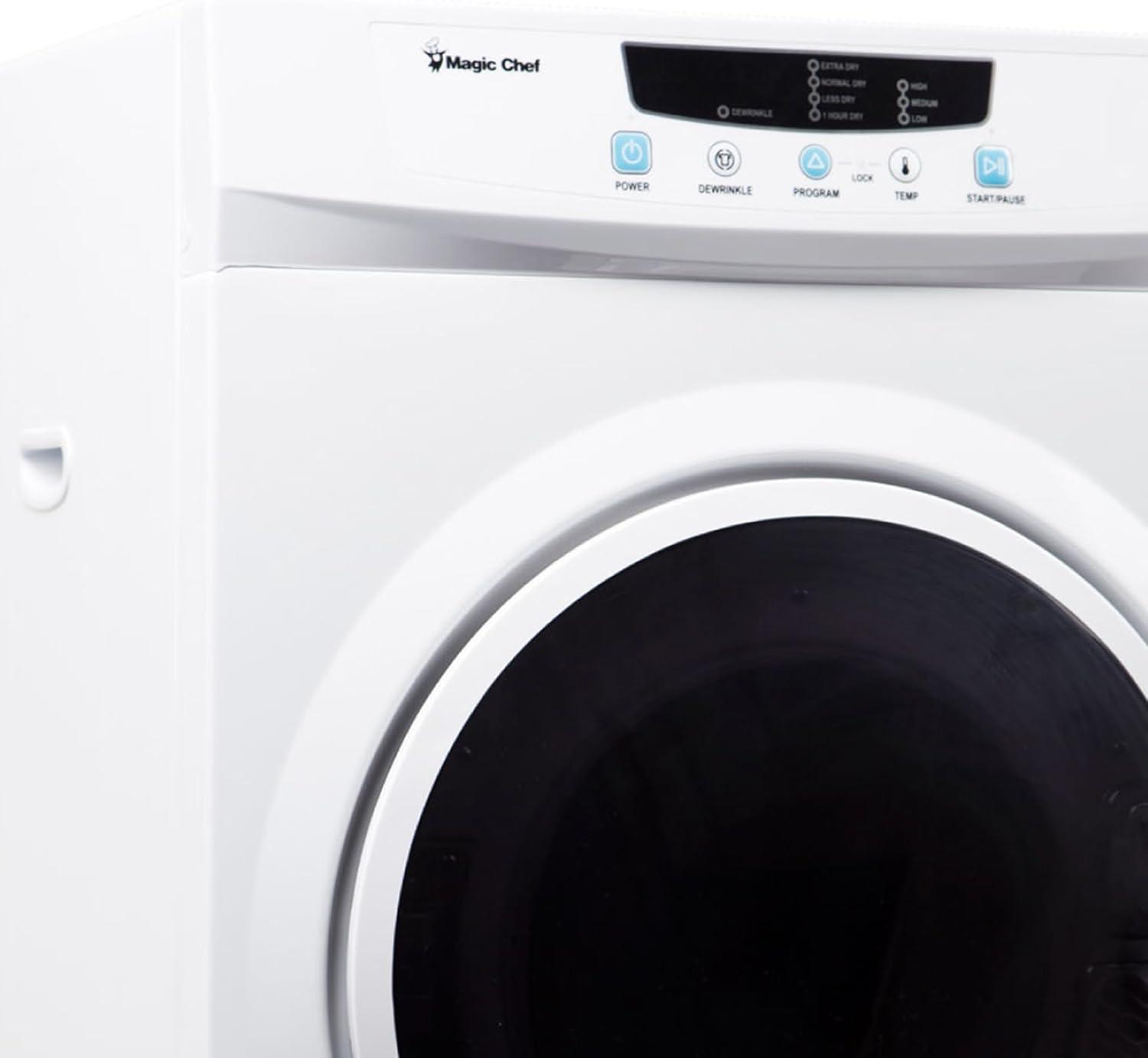 Magic Chef 3.5 Cu. ft. Compact Electric Dryer, White