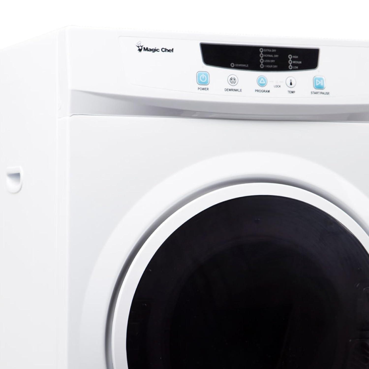 Magic Chef 3.5 Cu. ft. Compact Electric Dryer, White