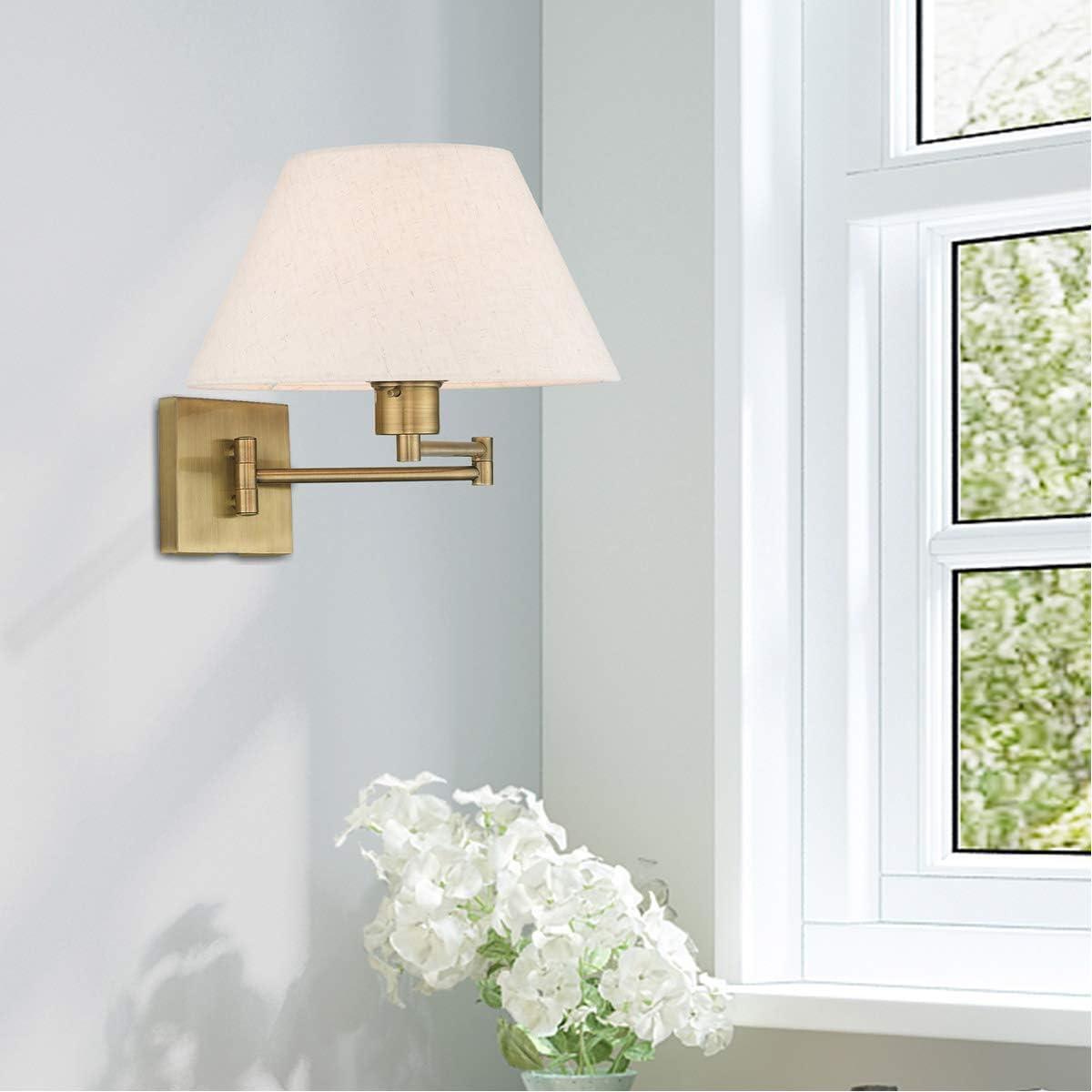 Livex Lighting 1 - Light Wall Light in  Antique Brass