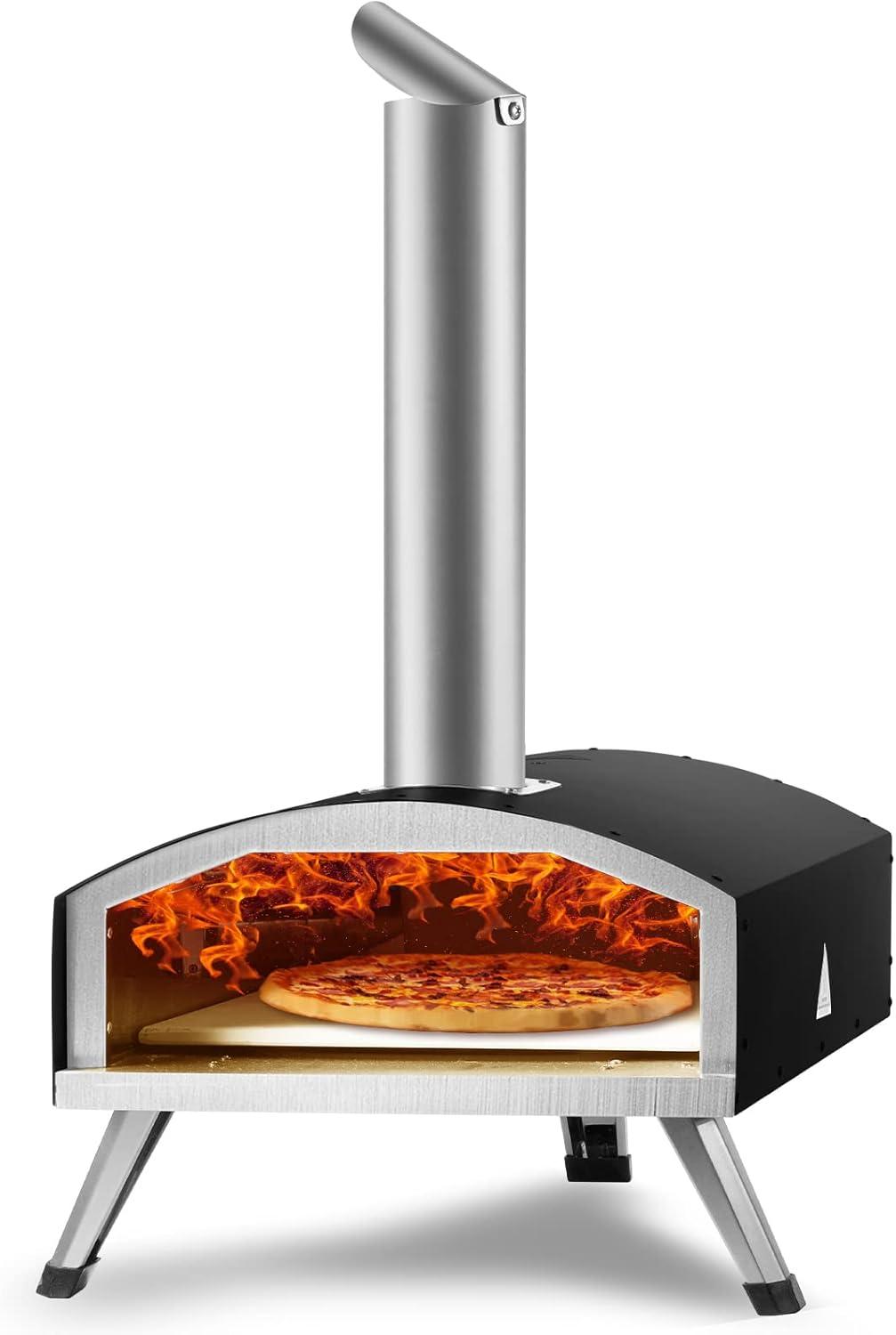 VEVOR VEVOR Stainless Steel Wood Burning Pizza Oven