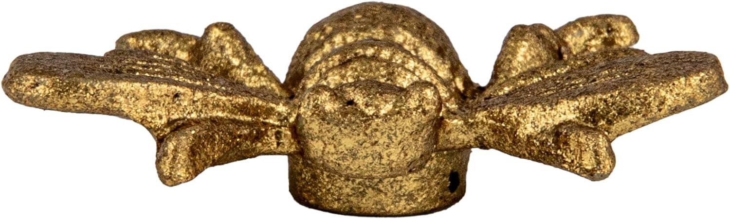 Creative Co-Op Six Pewter Bee Magnets on a Card (Set of 6 Pieces)