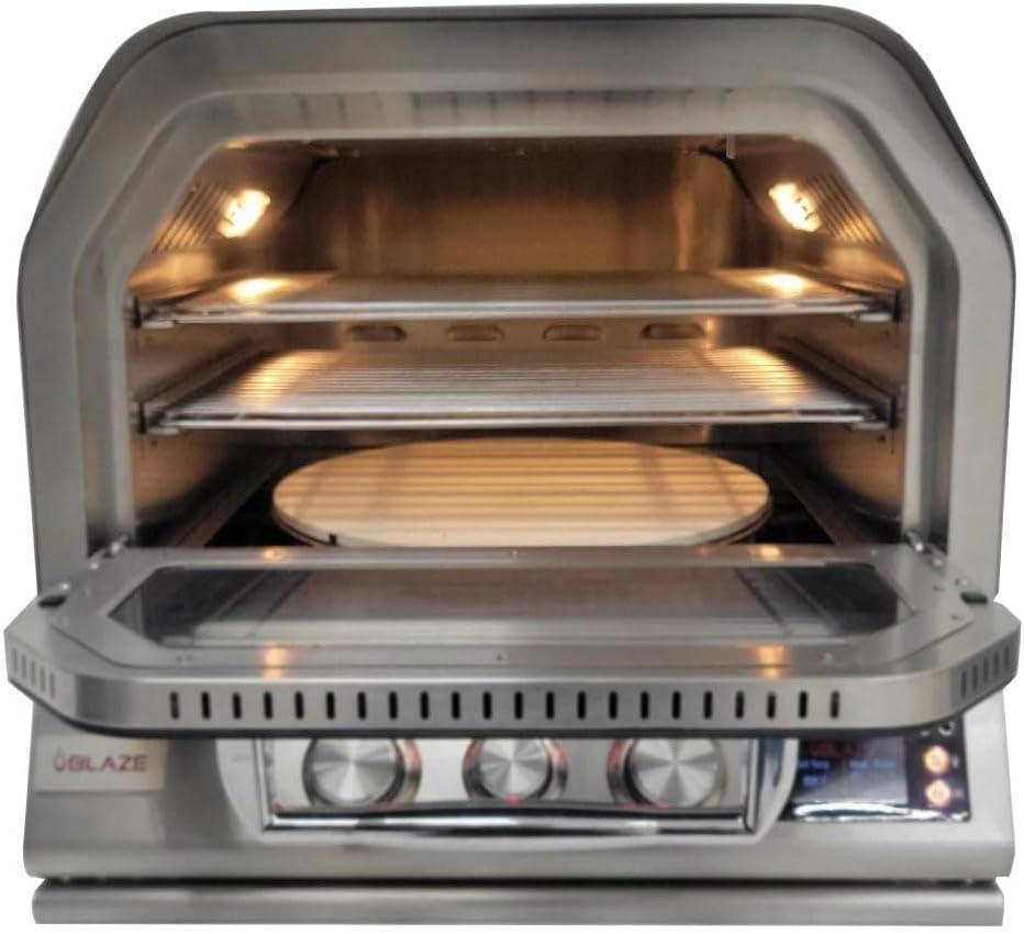 Blaze Grills Stainless Steel Built-In Natural Gas Pizza Oven
