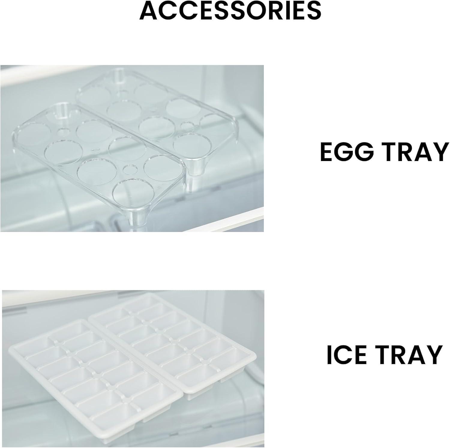 Equator Advanced Appliances Equator 14.3 cf Stainless Refrigerator-Freezer Top Mount Frost Free E-Star Europe RF 142 S