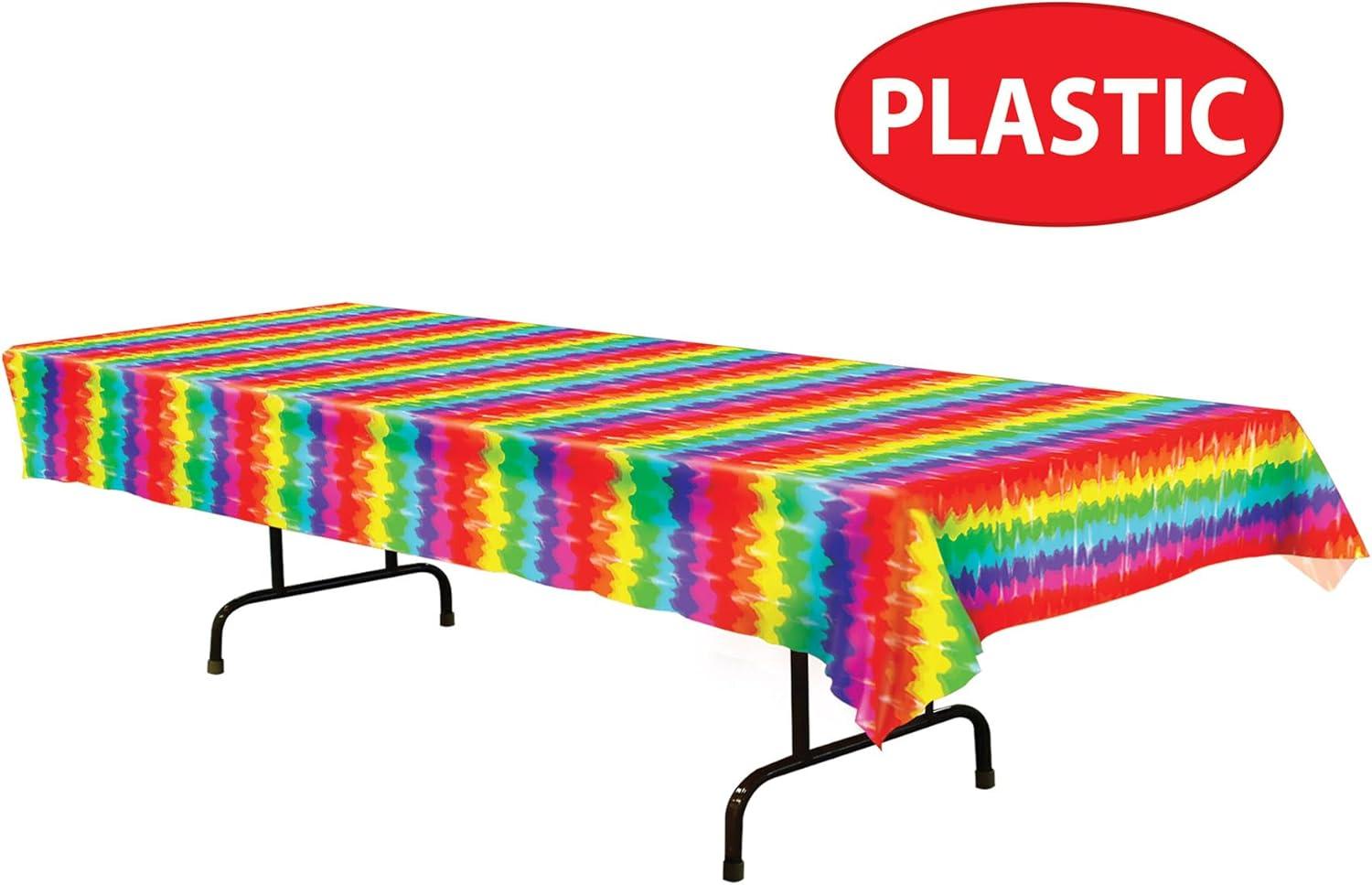 Beistle Tie-Dyed Tablecover; 54" x 108" 2/Pack 57934