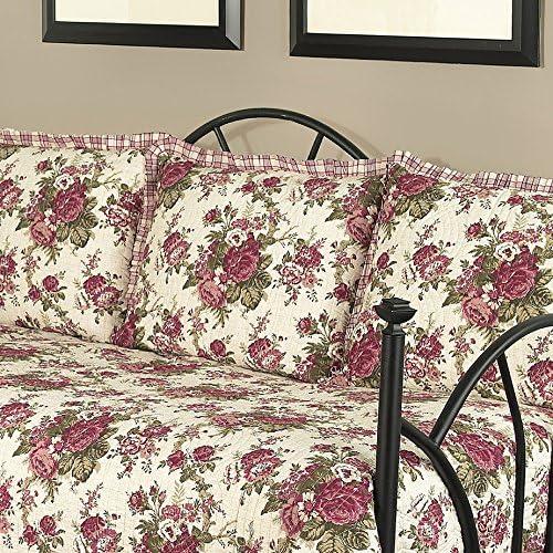 Waverly 5 Piece Quilt Sets, Twin with Bed Skirt, Pillow Sham