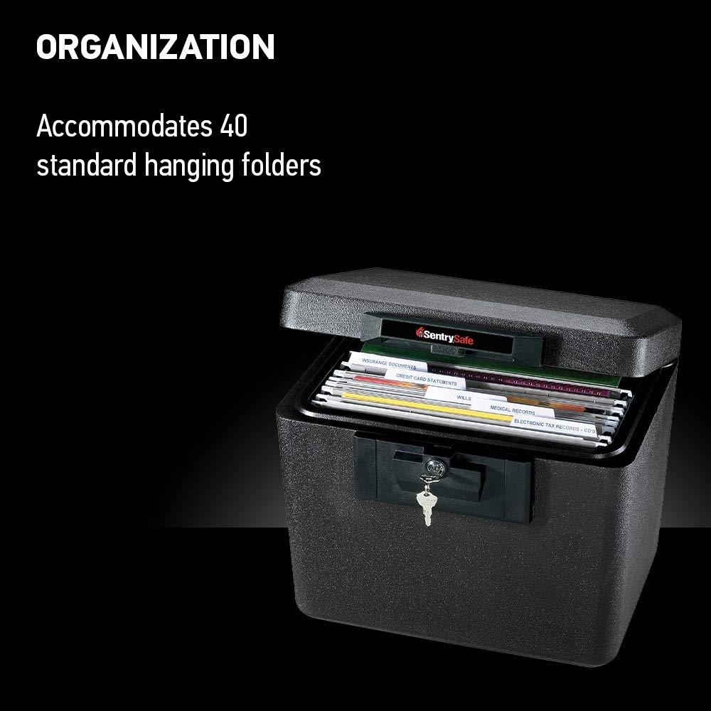 BEACHWATER POOL & SPA, LLC Fireproof Document Box With Key Lock, Safe Secures Files And Documents For Home Or Office