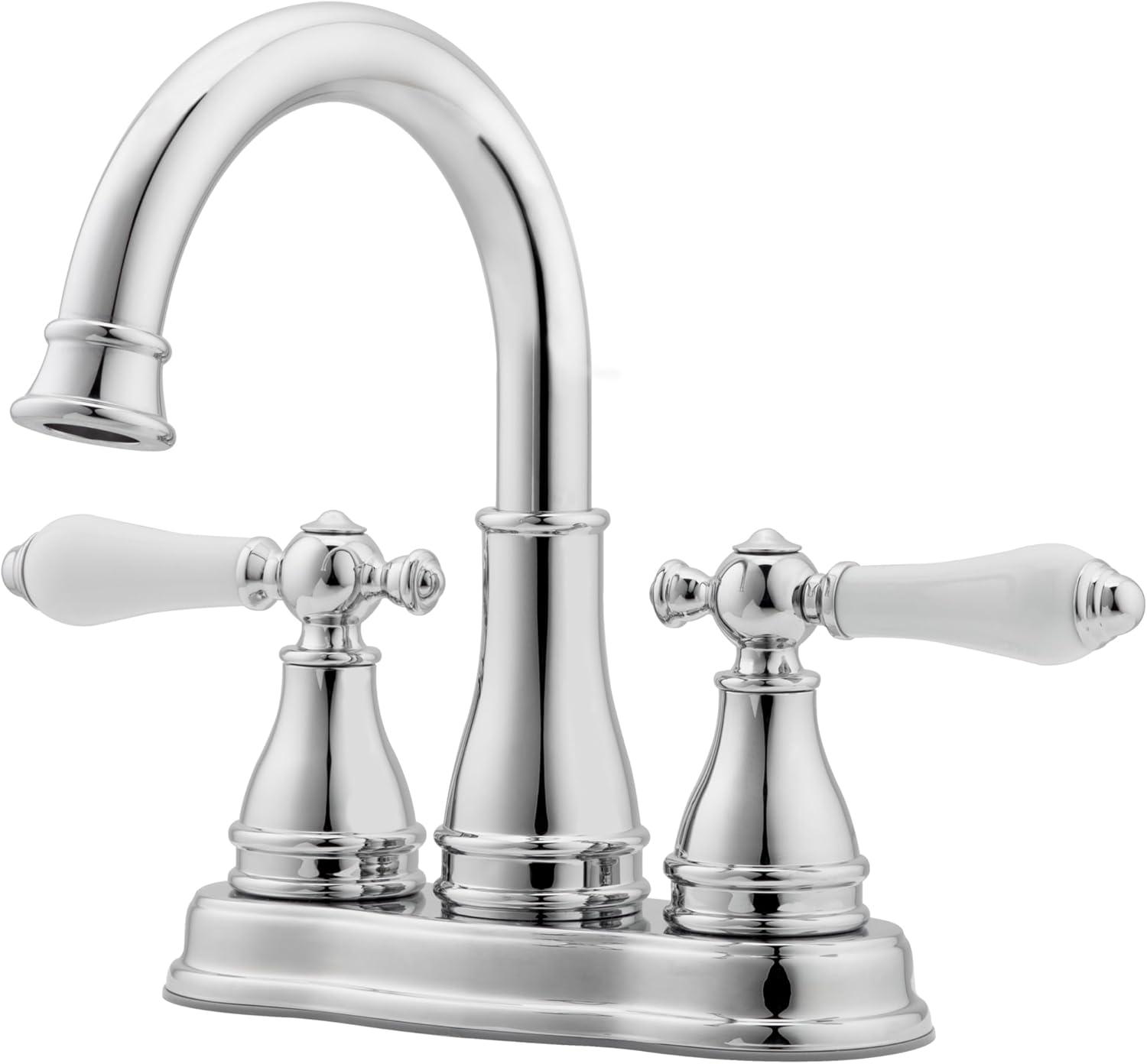 Sonterra Polished Chrome 2-Handle High-Arc Bathroom Faucet