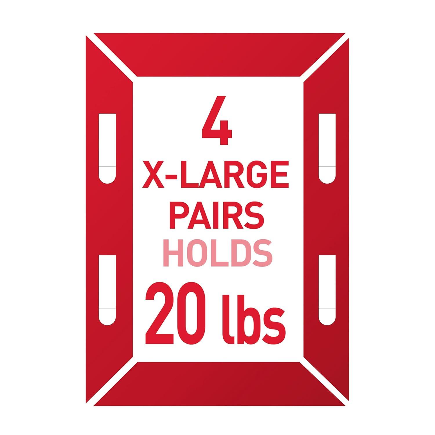 Command 20 Lb XL Heavyweight Picture Hangers, Damage-Free Hanging, 8 Pairs