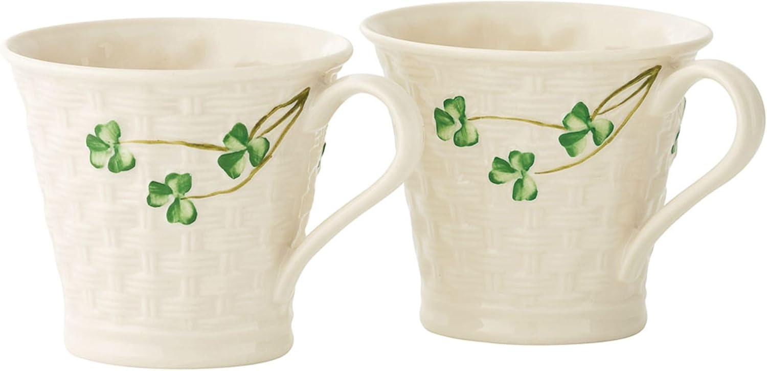 Belleek Group Shamrock Mug