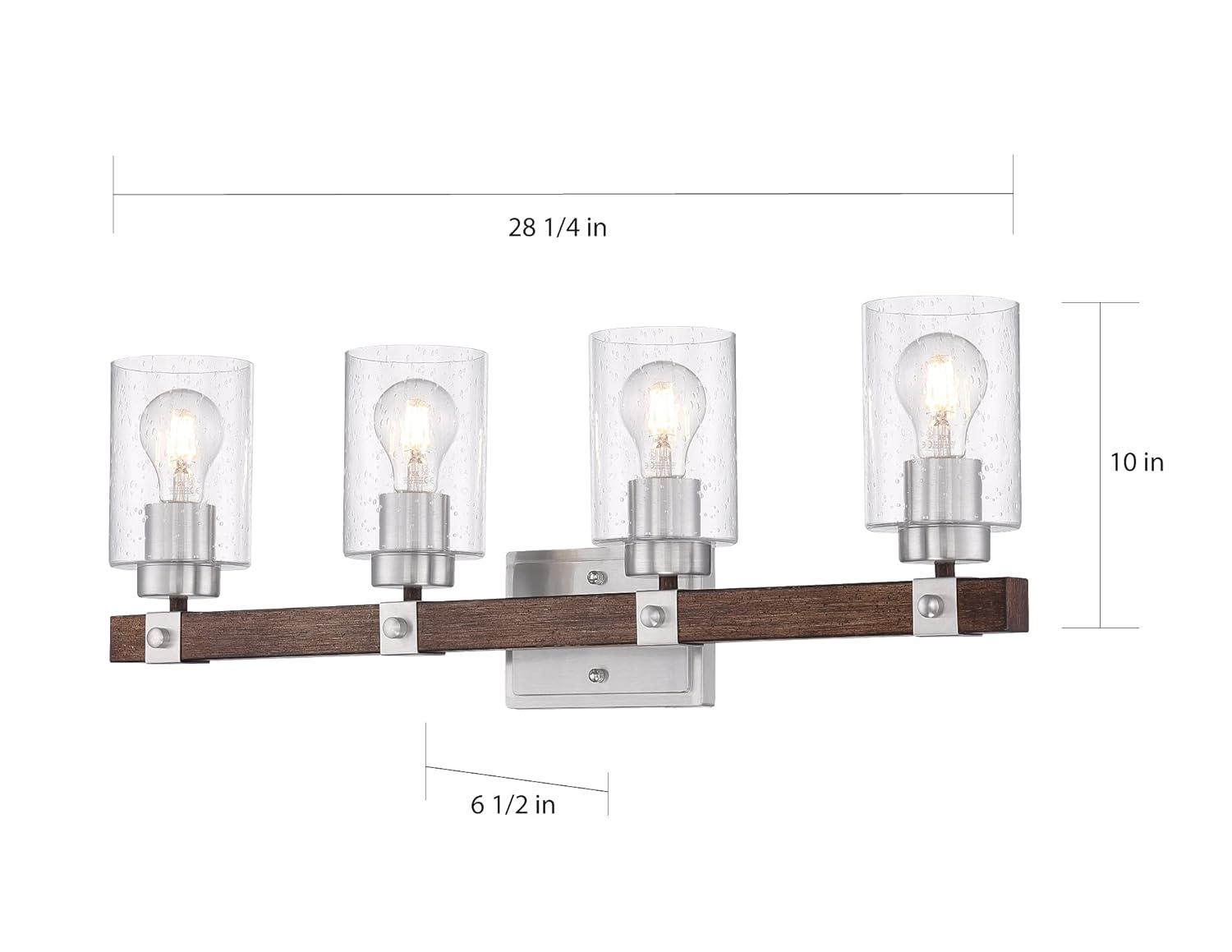60/6964-Nuvo Lighting-Arabel-4 Light Bath Vanity-28.25 Inches Wide by 10 Inches High