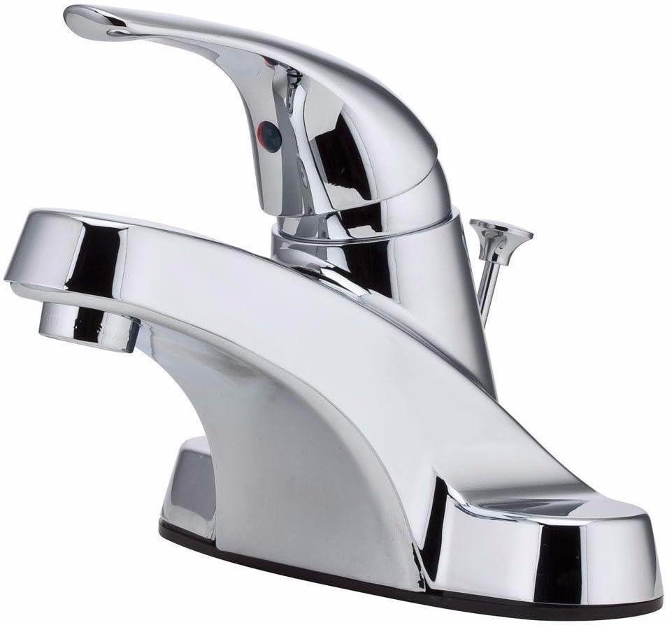 Single Hole Bathroom Faucet with Drain Assembly