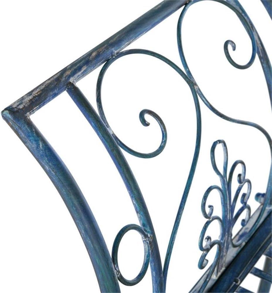 Adina Wrought Iron 51.25 Inch W Outdoor Garden Bench  - Safavieh