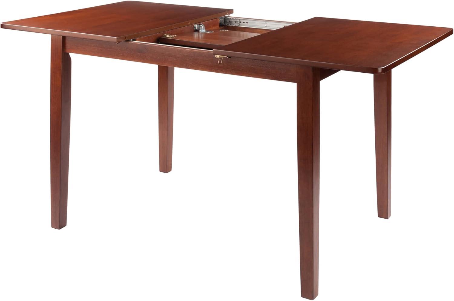 Winsome Transitional Walnut Extendable Dining Table