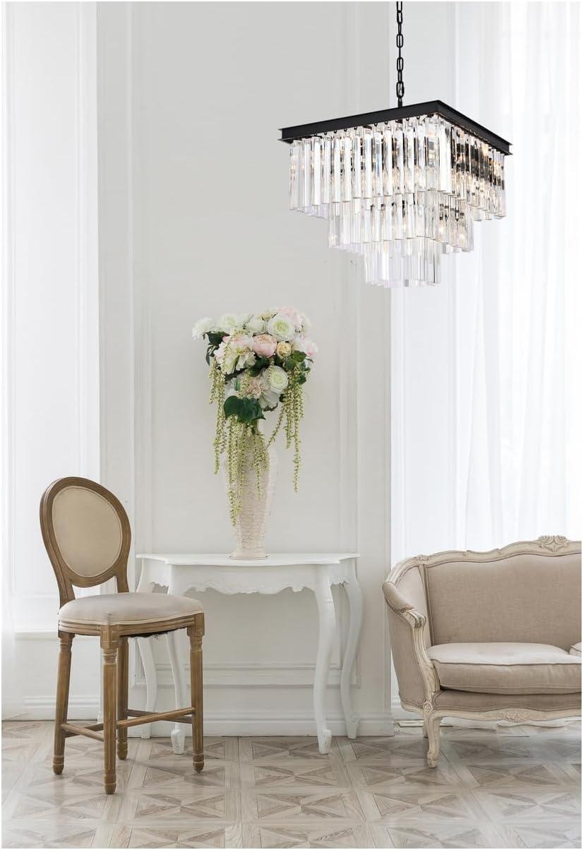 Dahlonega 13 - Light Crystal Dimmable Tiered Chandelier