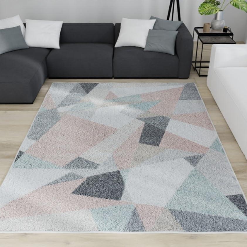 Rugs America Mika Geometric Contemporary Area Rug