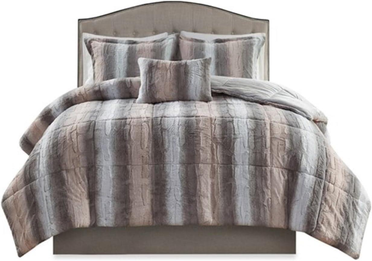 Zuri Faux Fur Comforter Set