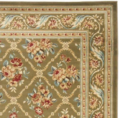 Lyndhurst LNH556 Power Loomed Area Rug - Green/Green - 5'3"x7'6" - Safavieh.