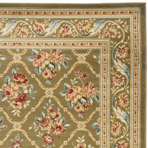 Lyndhurst LNH556 Power Loomed Area Rug - Green/Green - 5'3"x7'6" - Safavieh.