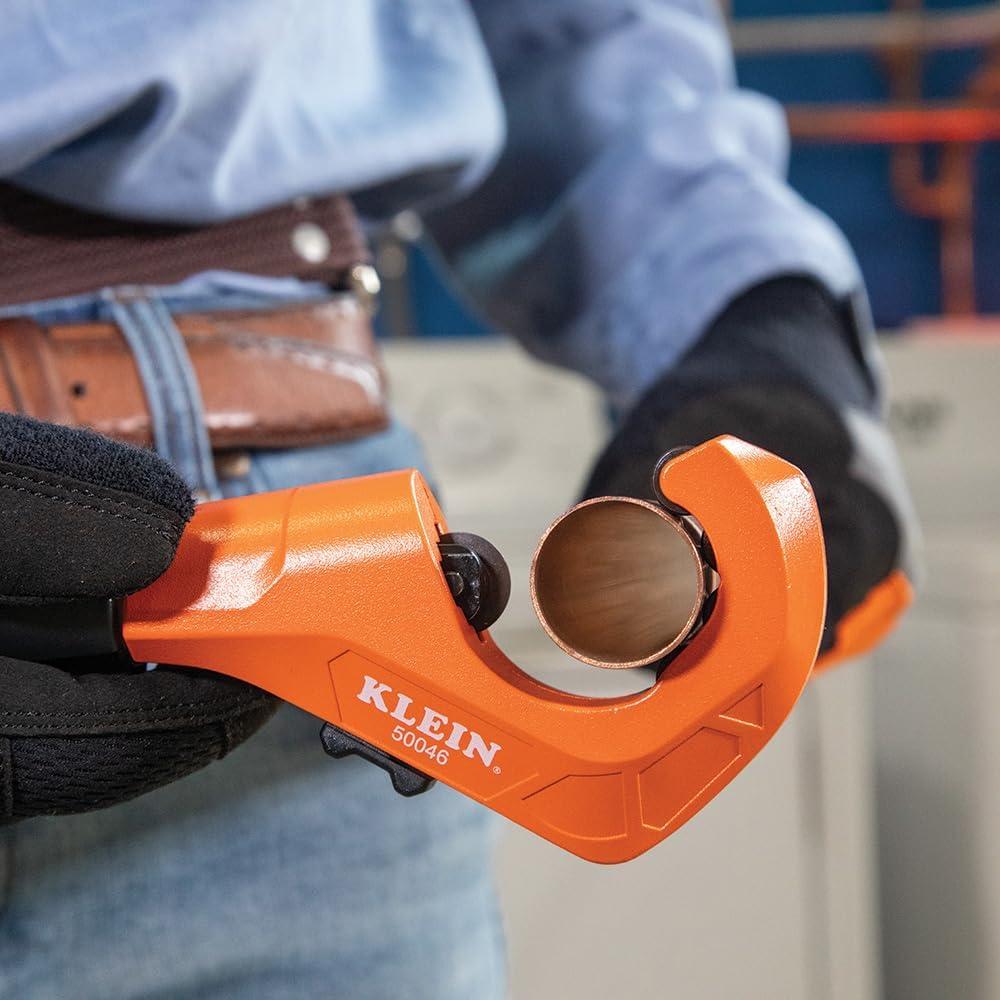 6.4" Orange and Black High Carbon Steel Tubing Cutter