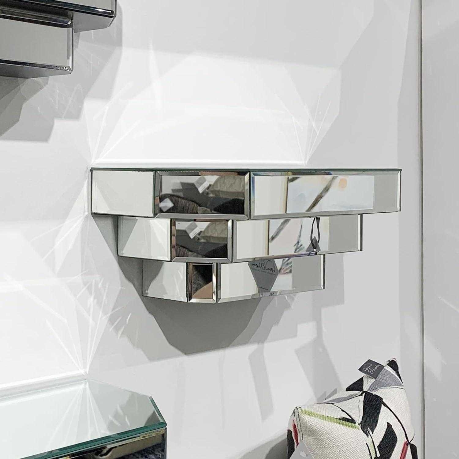 Mirrored Wall Shelf