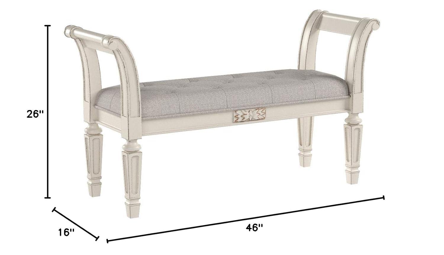 Kelly Clarkson Home Hayley Polyester Upholstered Bench