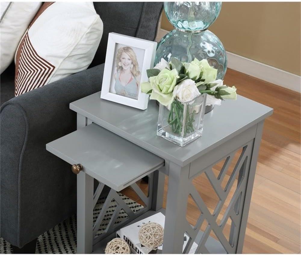 Alaterre Coventry 36" Coffee Table with Drawer and Two End Tables with Tray, Set of 3