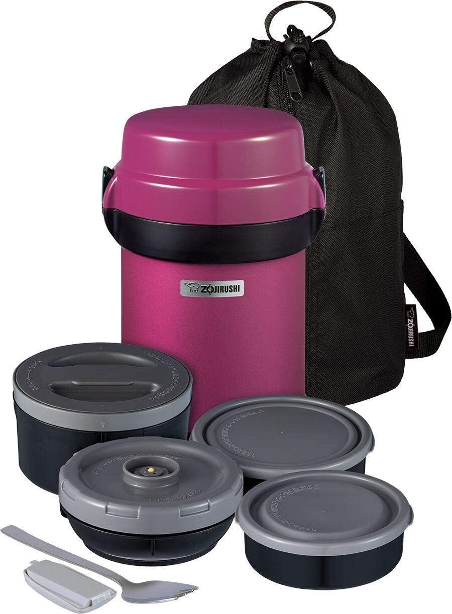 Zojirushi Mr. Bento® Stainless Steel 4 Container Food Storage Set