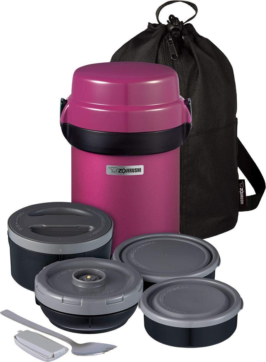 Zojirushi Mr. Bento® Stainless Steel 4 Container Food Storage Set