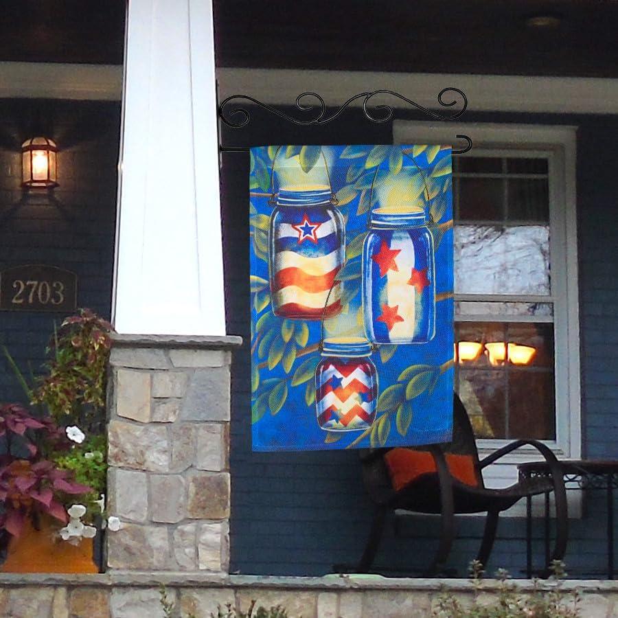 Briarwood Lane Wrought Iron House Flag Wall Bracket