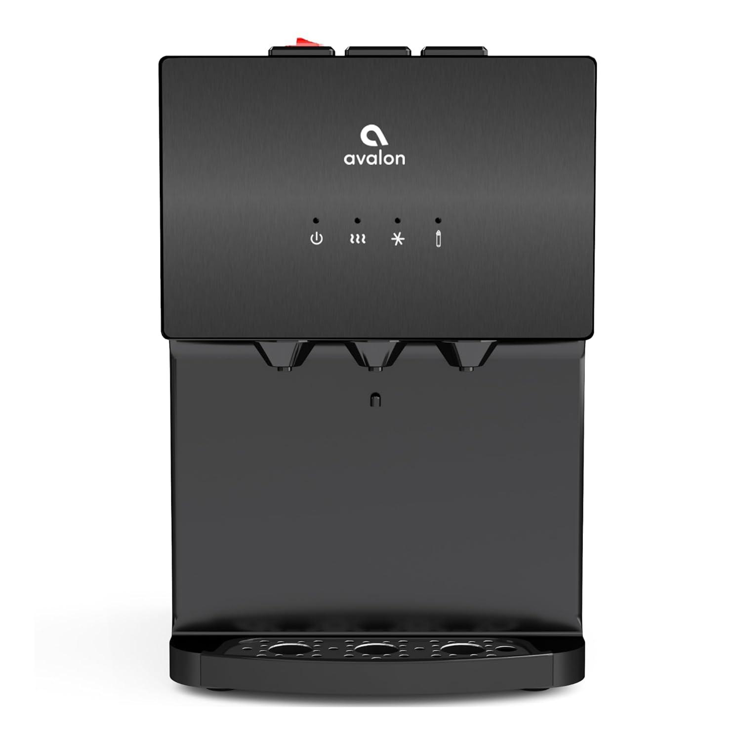 Avalon Avalon Black Countertop Bottleless Filtered Water Dispenser