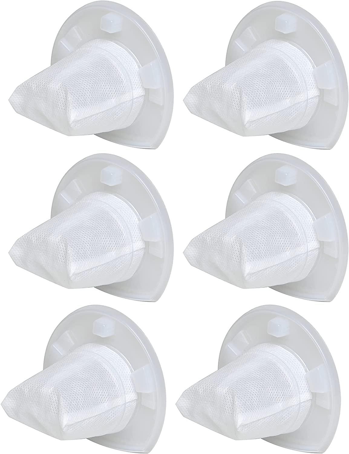 6 Pack Replacement Filter Compatible with Black & Decker Hand Vacuum Cordless Vacuum VF110 CHV1410L, CHV1410, CHV9610, CHV1210, CHV1410B, CHV1510, BDH2000L