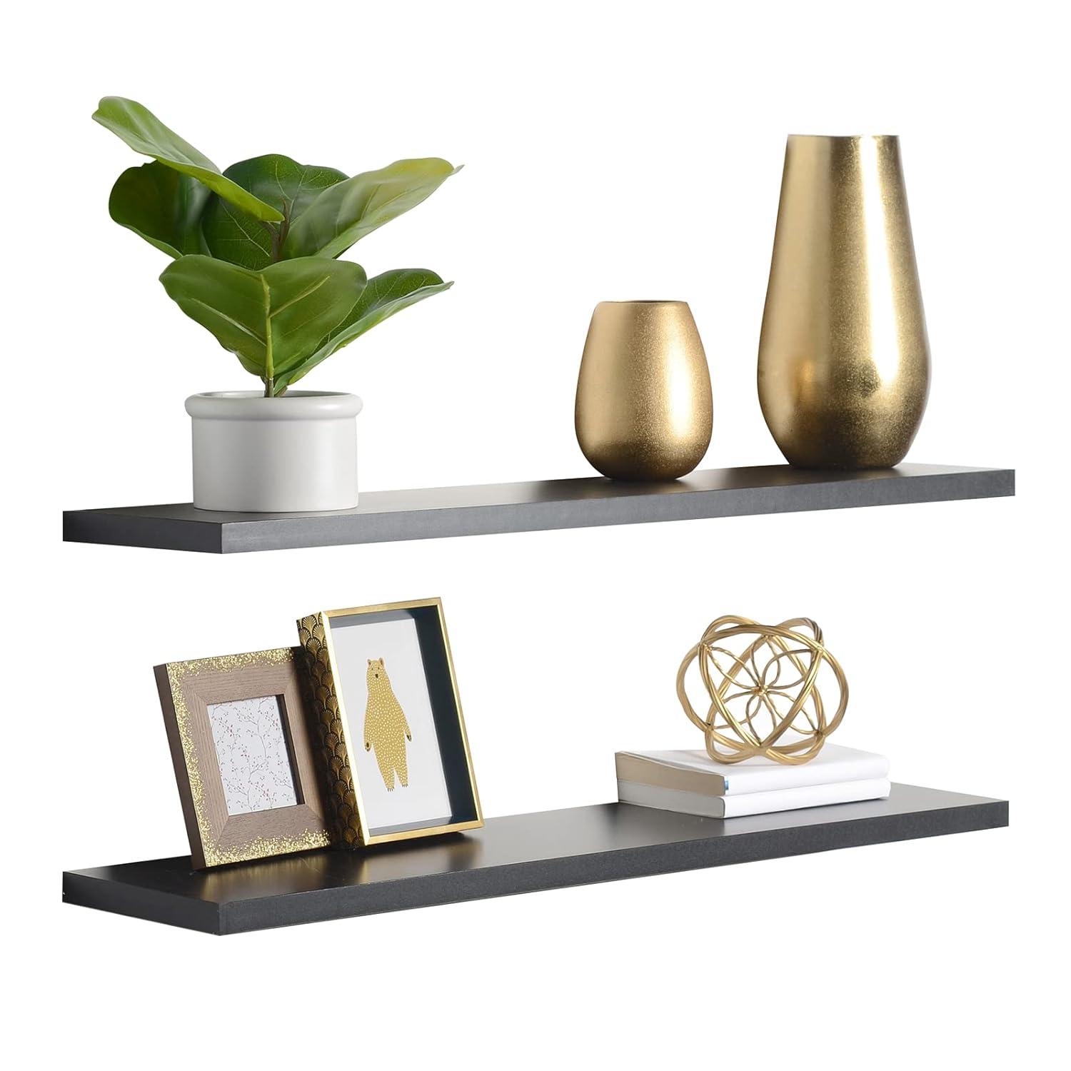 Delta Design 2 Piece Wall Shelf Set (Set of 2)