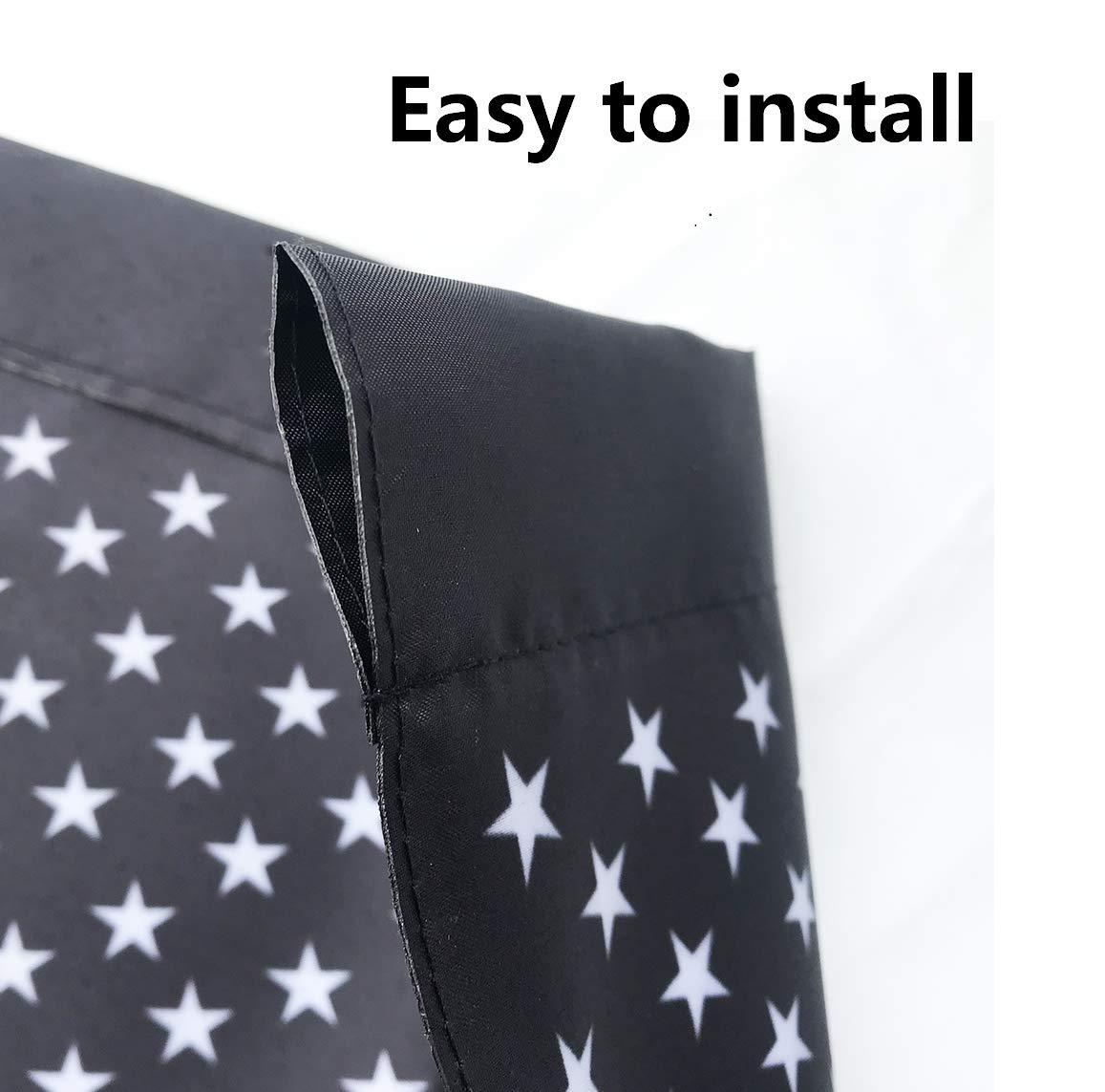 ERT Thin Blue Line Garden Flag Double sided 12.5 x 18 Inch Police Flag American Flag Made by Oxford lawn decoration Outdoor Indoor