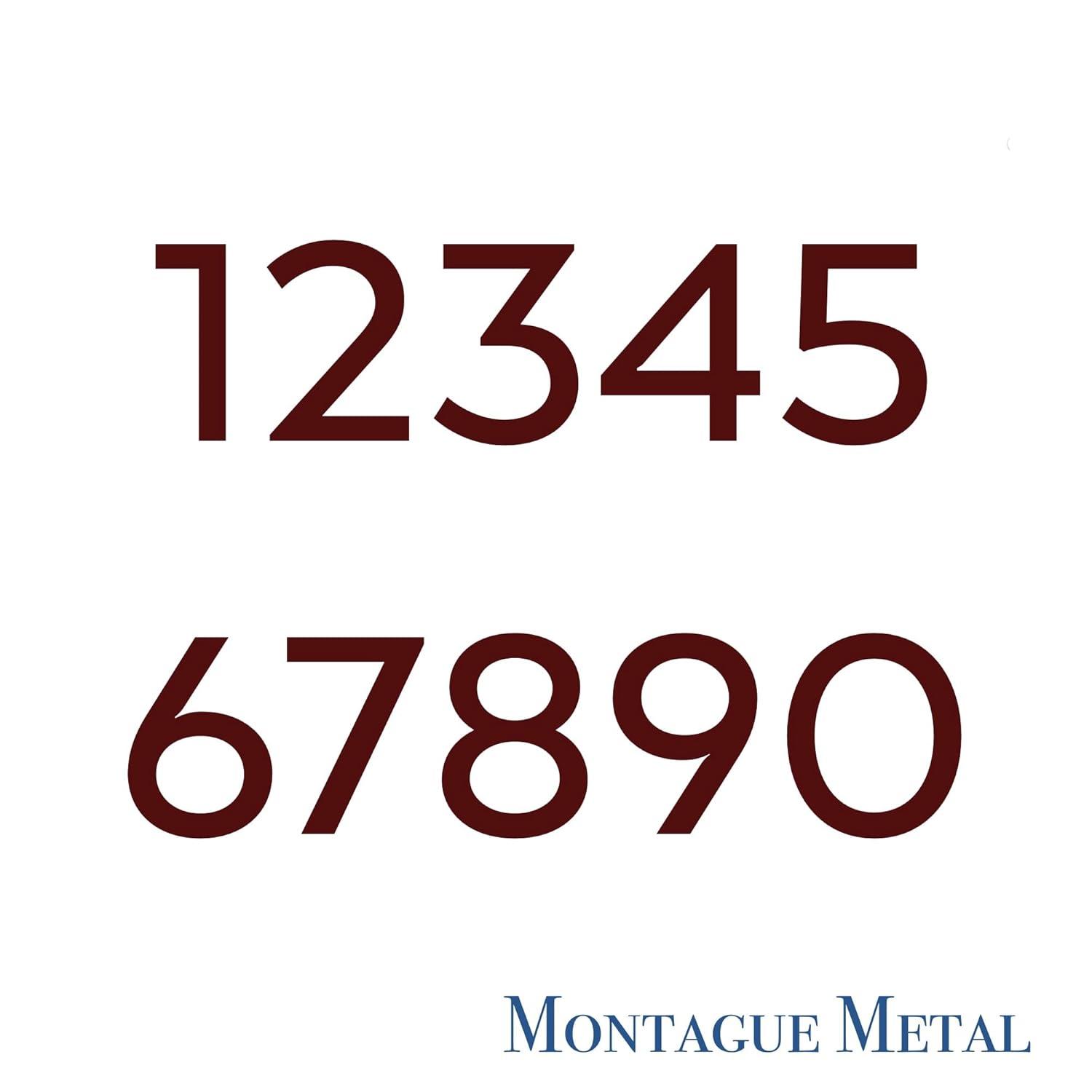Montague Metal Products Inc. 4'' H Metal House Number