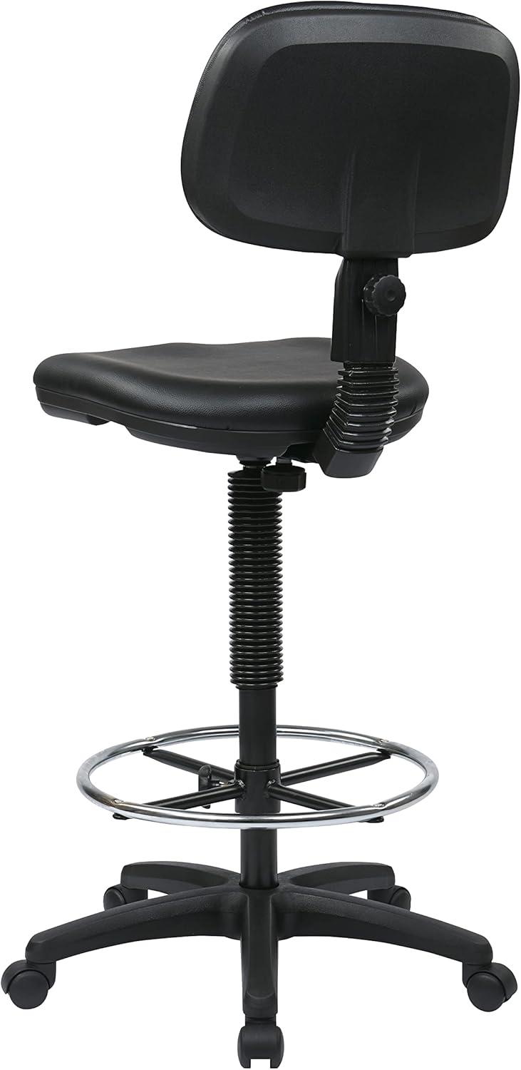 Work Smart Polyester Blend Drafting Chair