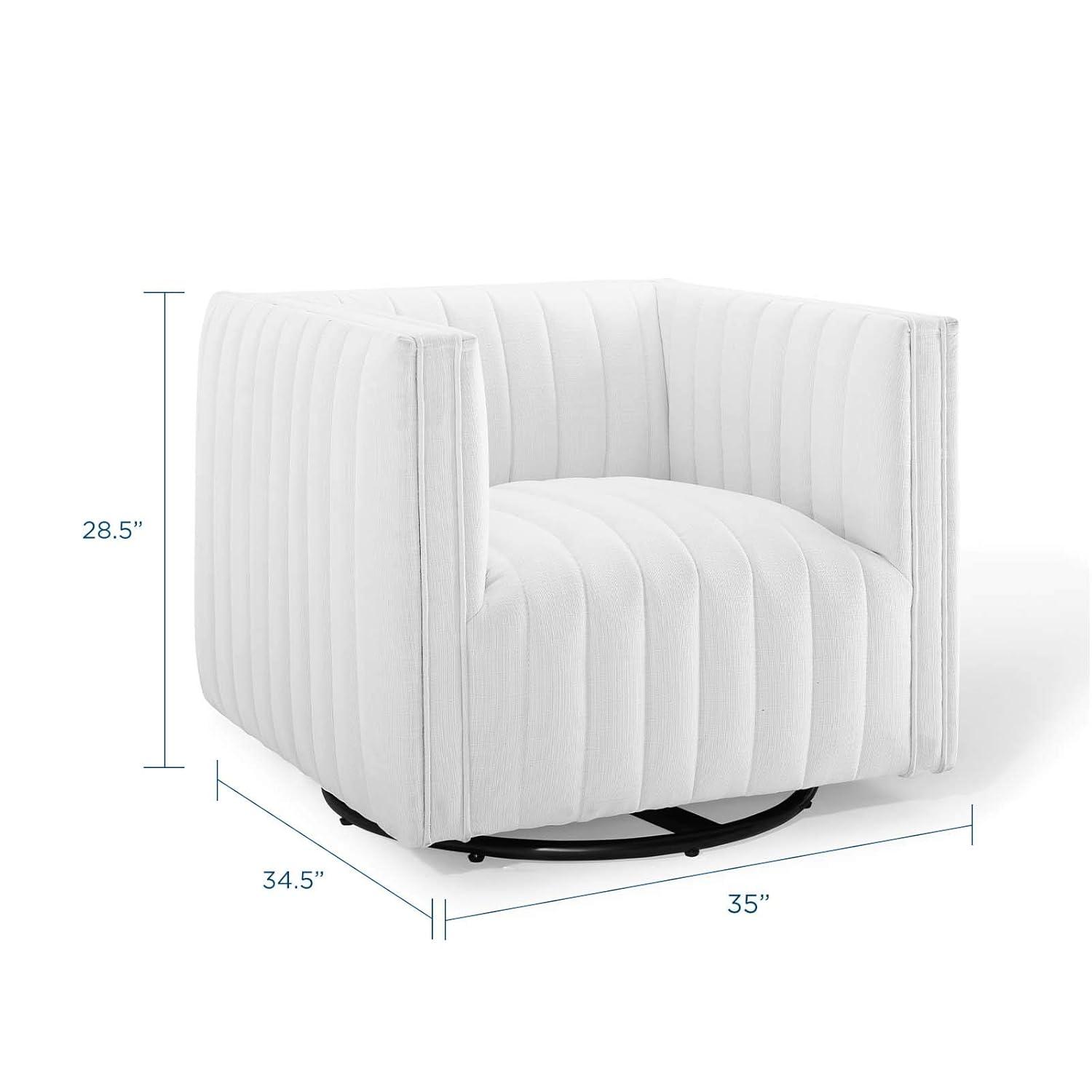 Modway Conjure Channel Tufted Performance Velvet Accent Armchair