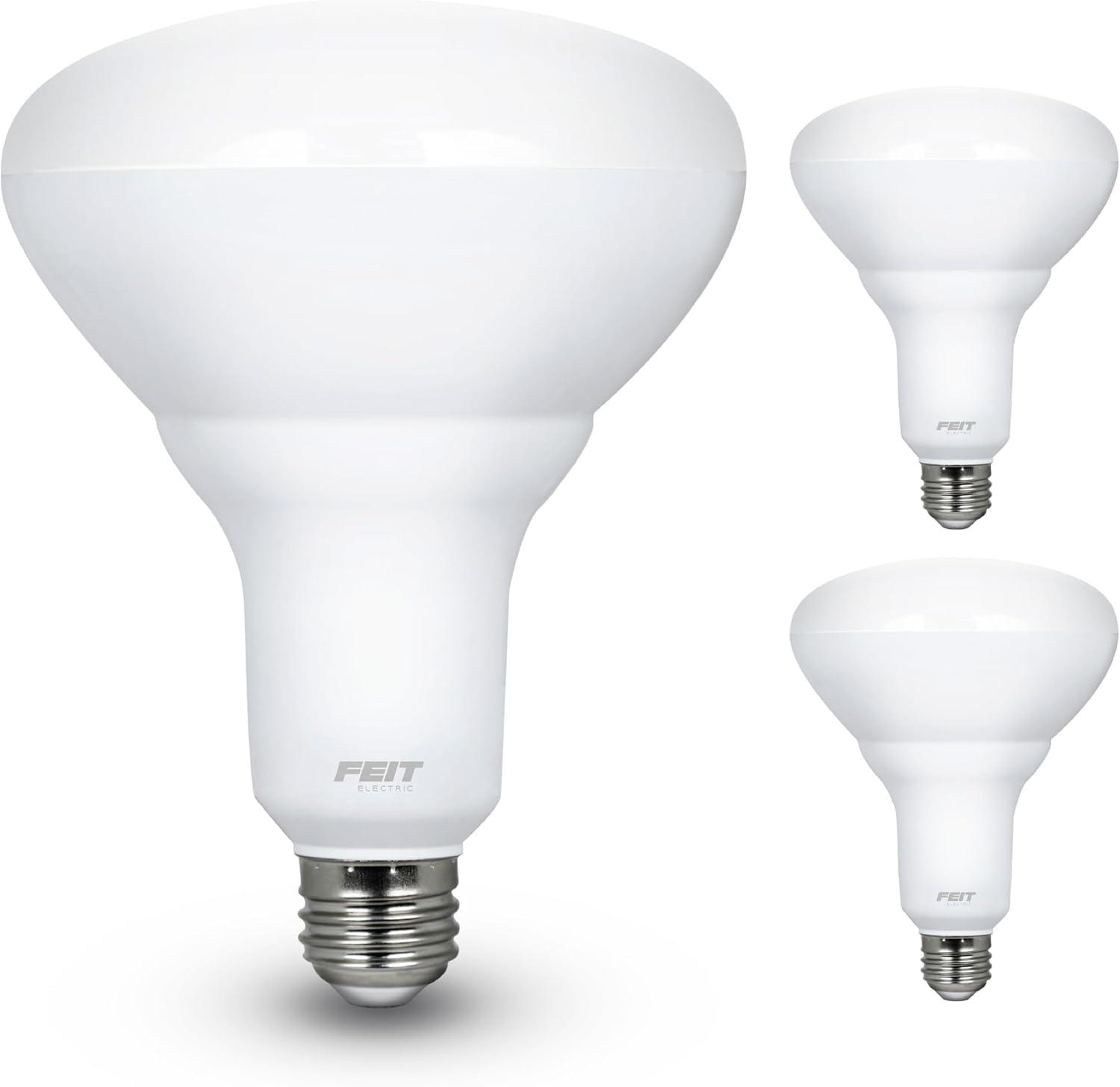 Feit Electric Performance BR40 E26 (Medium) LED Bulb Soft White 65 Watt Equivalence 2 pk