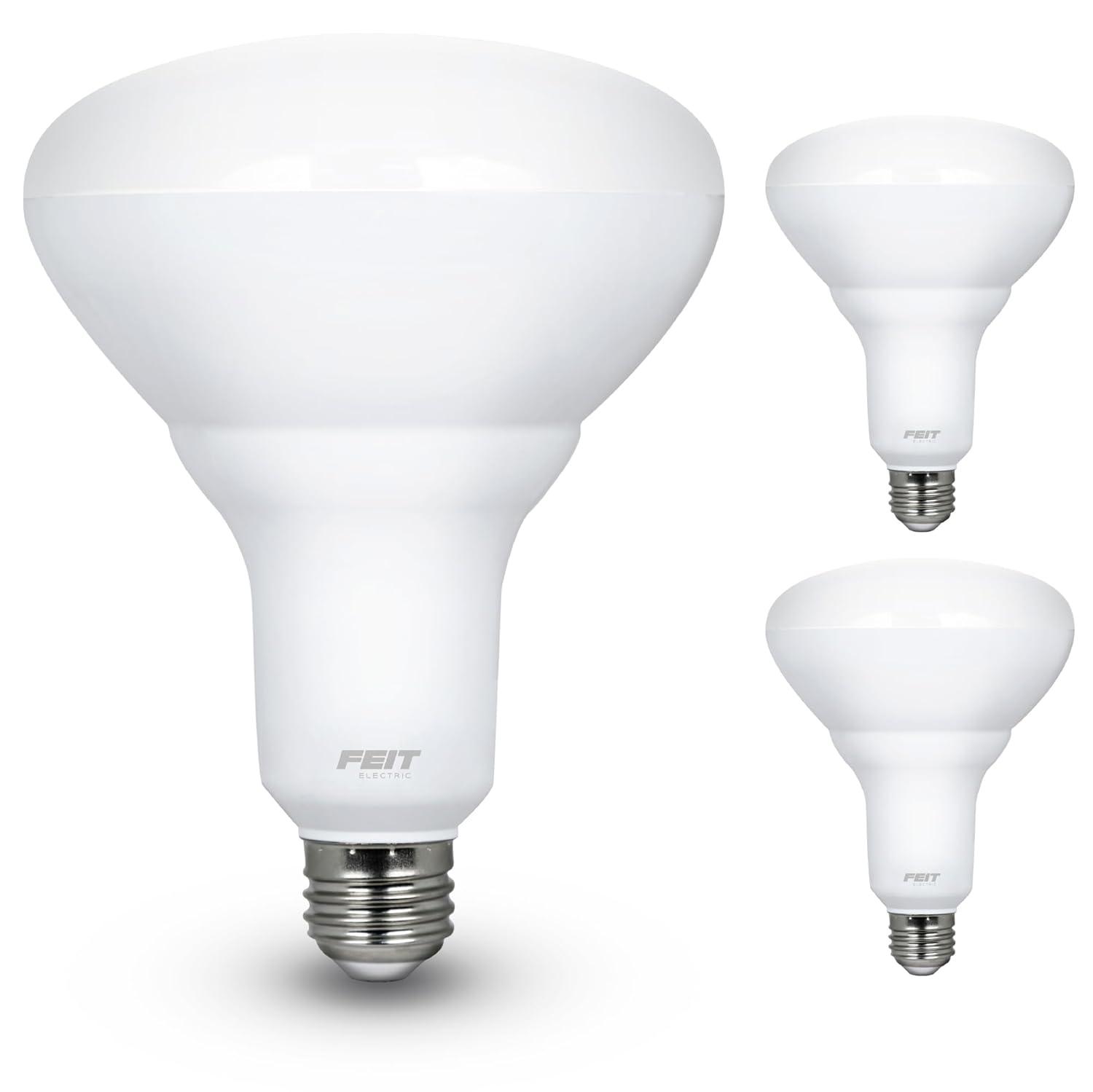 Feit Electric Performance BR40 E26 (Medium) LED Bulb Soft White 65 Watt Equivalence 2 pk