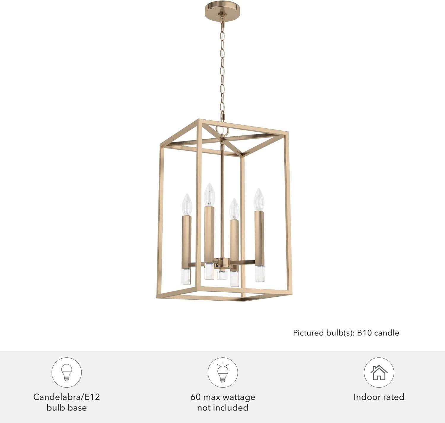 Alturas Gold Crystal LED 13" Modern Pendant Light