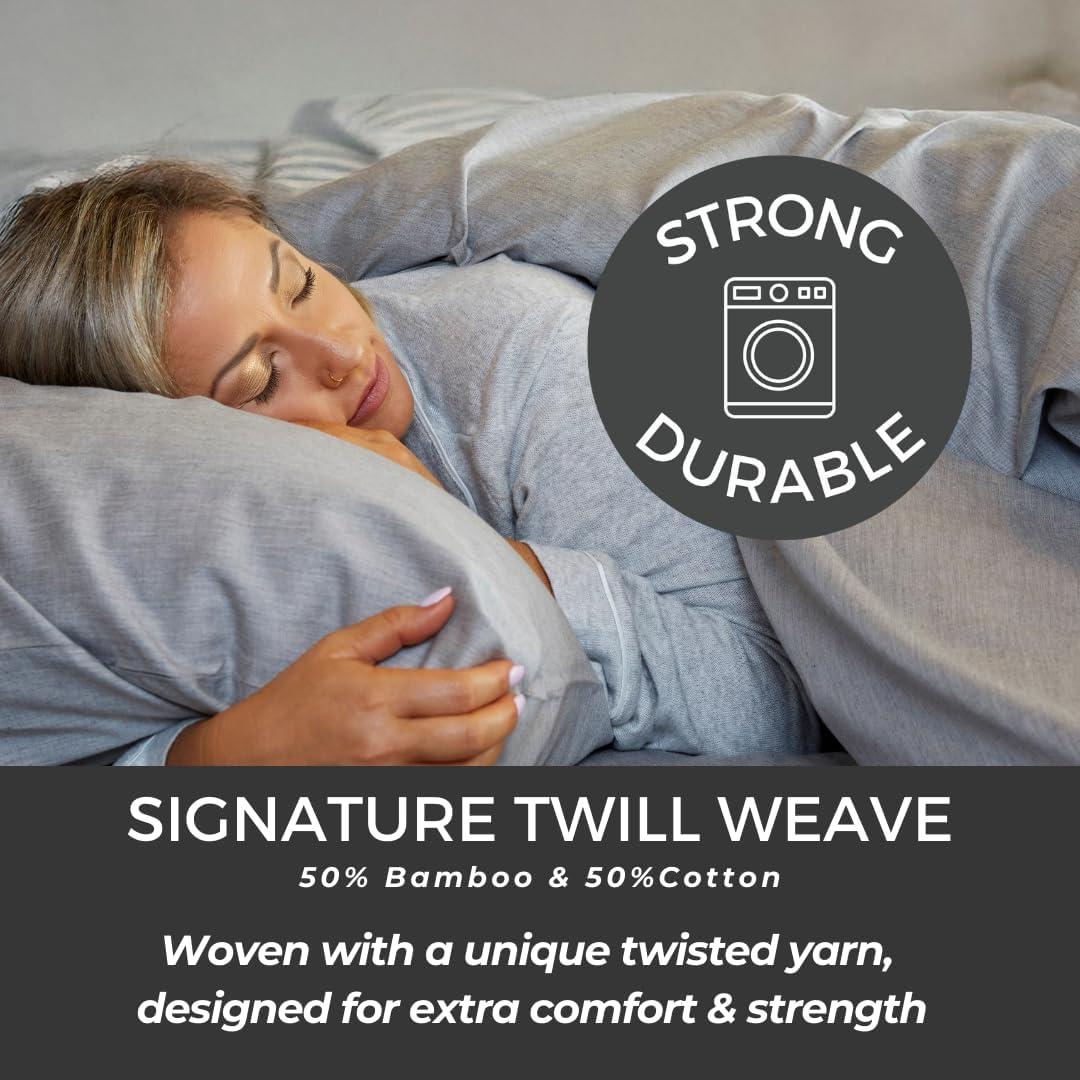 Melange Viscose From Bamboo Cotton Bed Sheets