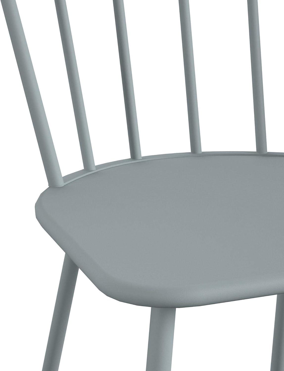 Heidi Gray 3-Piece Round Steel Bistro Set