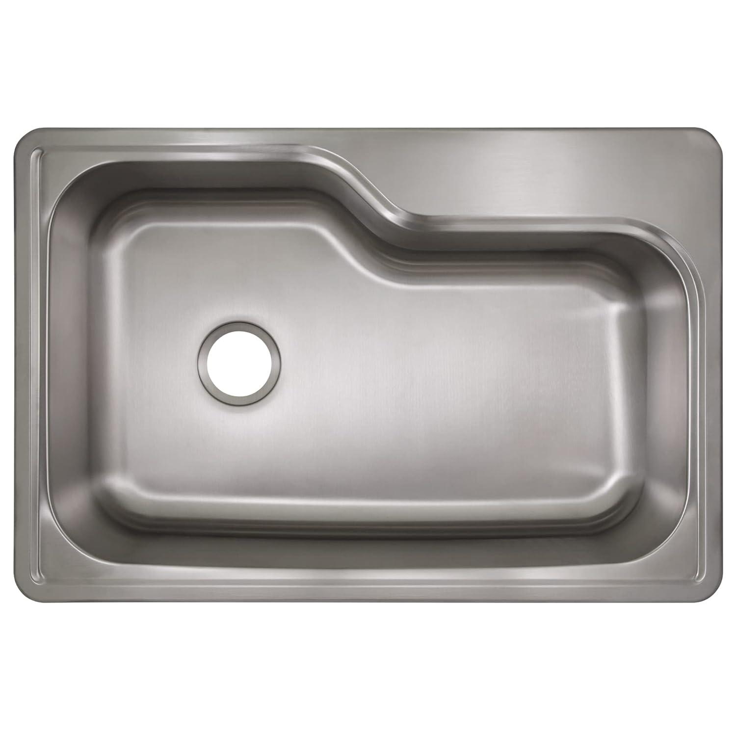 33" L x 22" W Drop-In Kitchen Sink