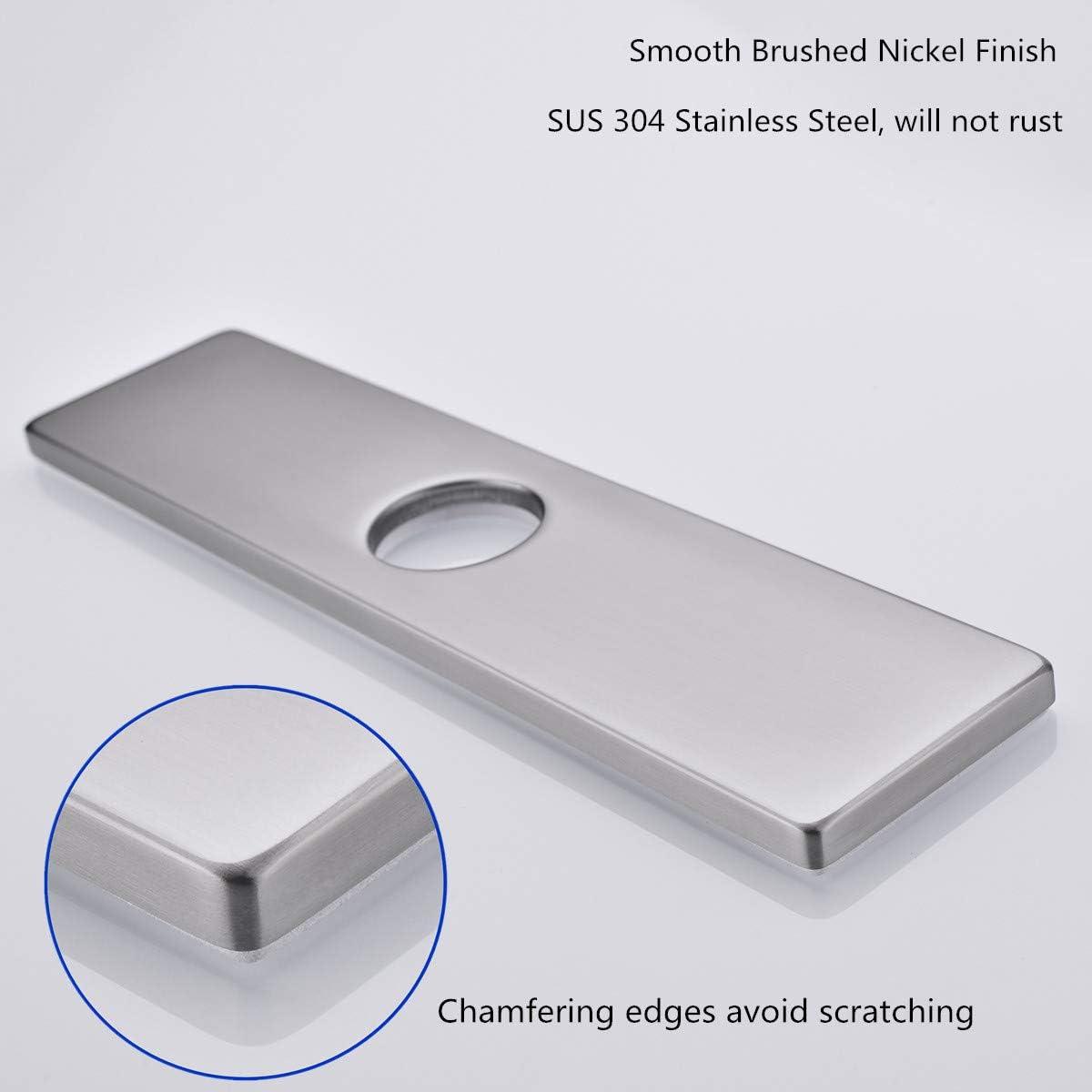 iVIGA VCC06 iVIGA 10" Sink Faucet Hole Cover Deck Plate