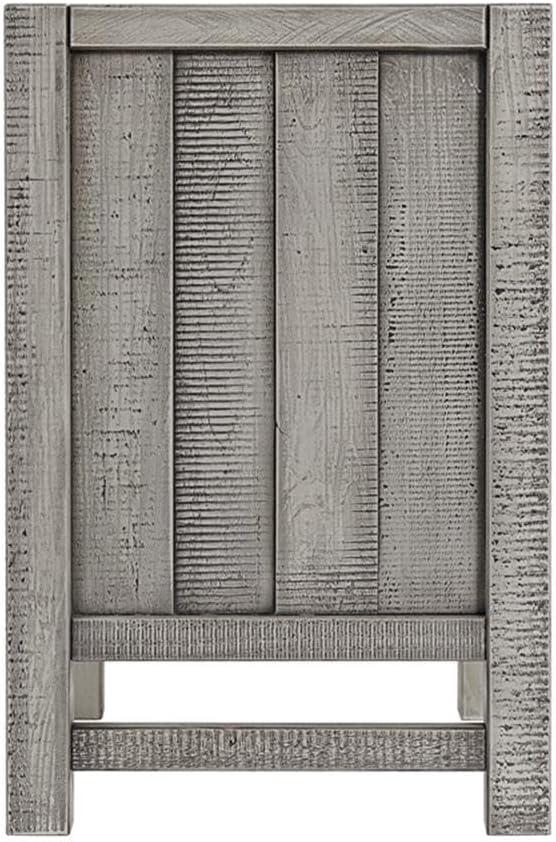 Windsor 2-Drawer Wood Nightstand for Kids Bedroom - Rustic Painted Finish, Metal Glides, Open Shelf Storage, Pine Wood Construction, 22 in. W x 17 in. D x 25 in. H, Distressed Look