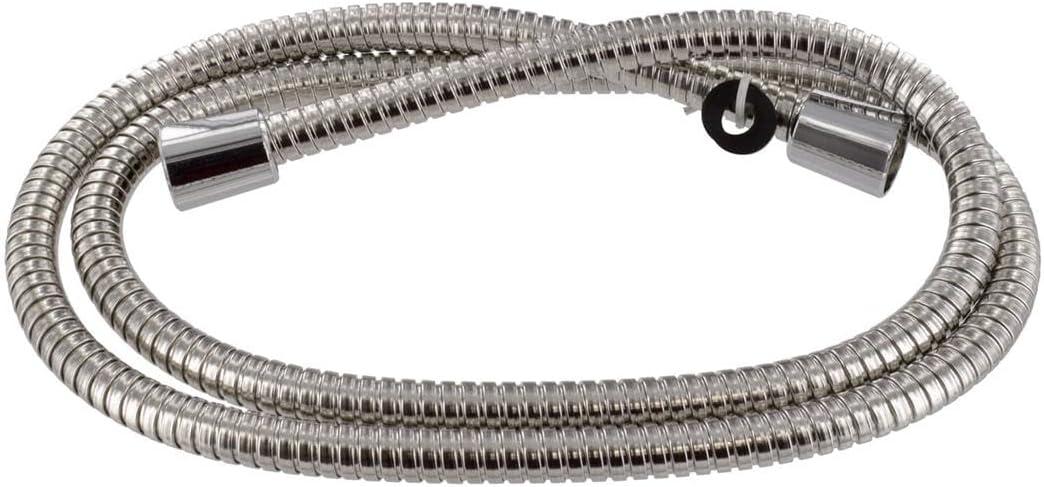 Valterra PF276032 Manguera de Ducha de Acero Inoxidable con Doble Gancho - 60", Cromada