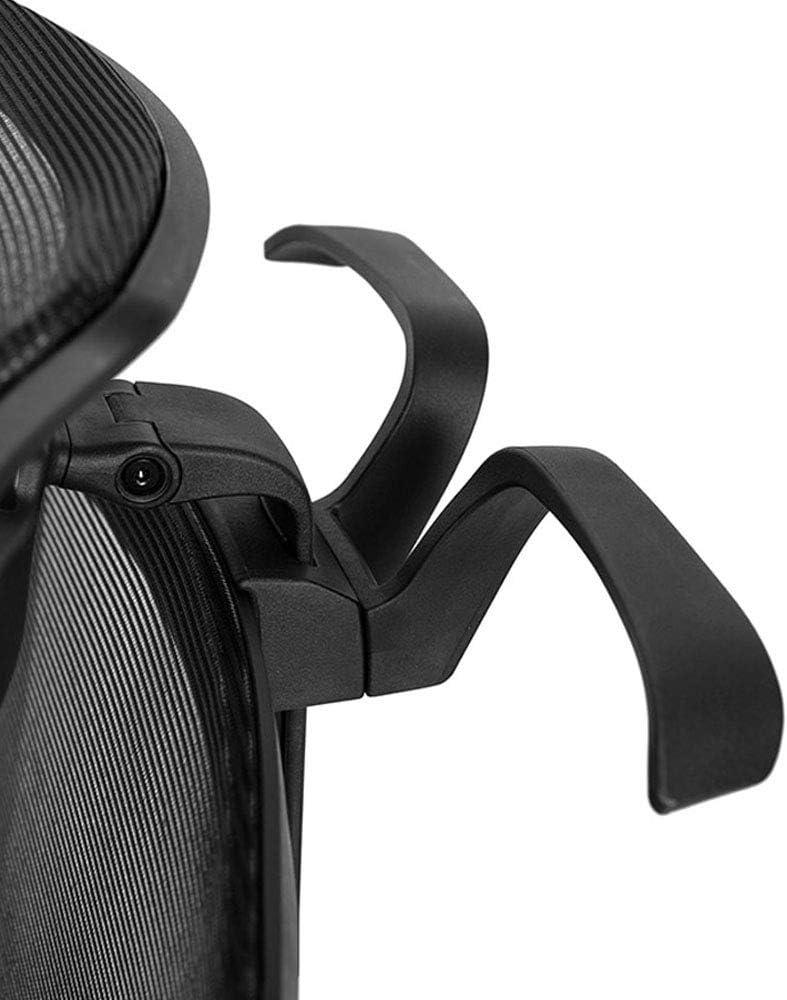 Flash Furniture Ergonomic Mesh Office Chair with Synchro-Tilt, Pivot Adjustable Headrest, Lumbar Support, Coat Hanger and Adjustable Arms