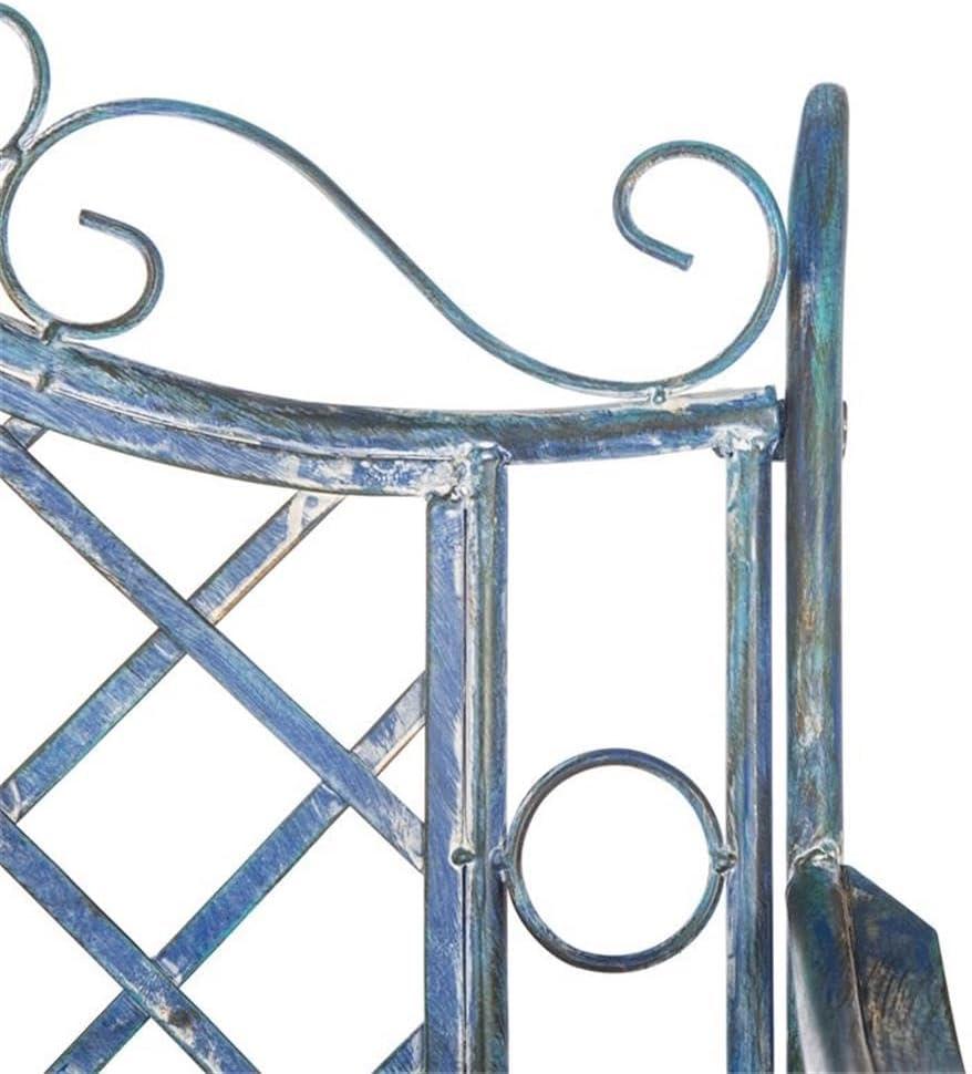 Abner Wrought Iron 45.75 Inch W Outdoor Garden Bench  - Safavieh