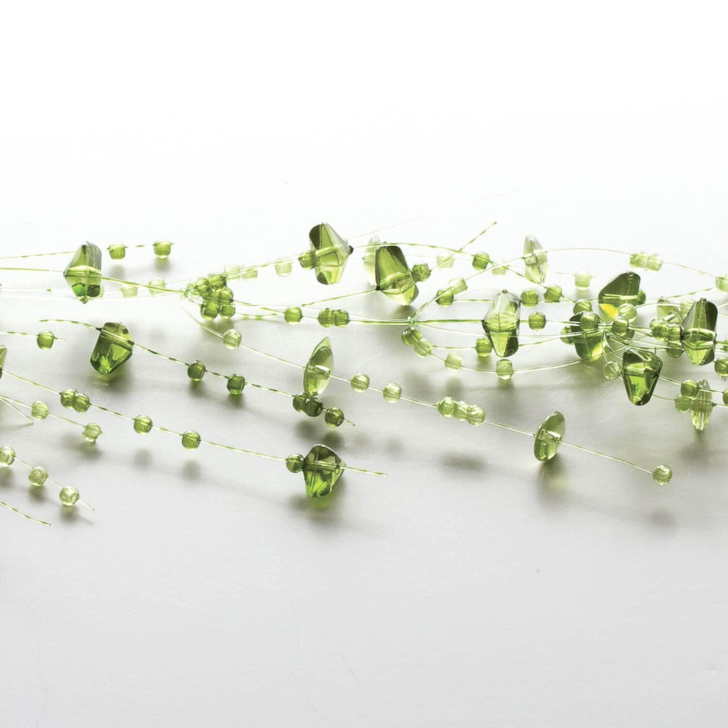 Sullivans Beaded Garland 60"L Green