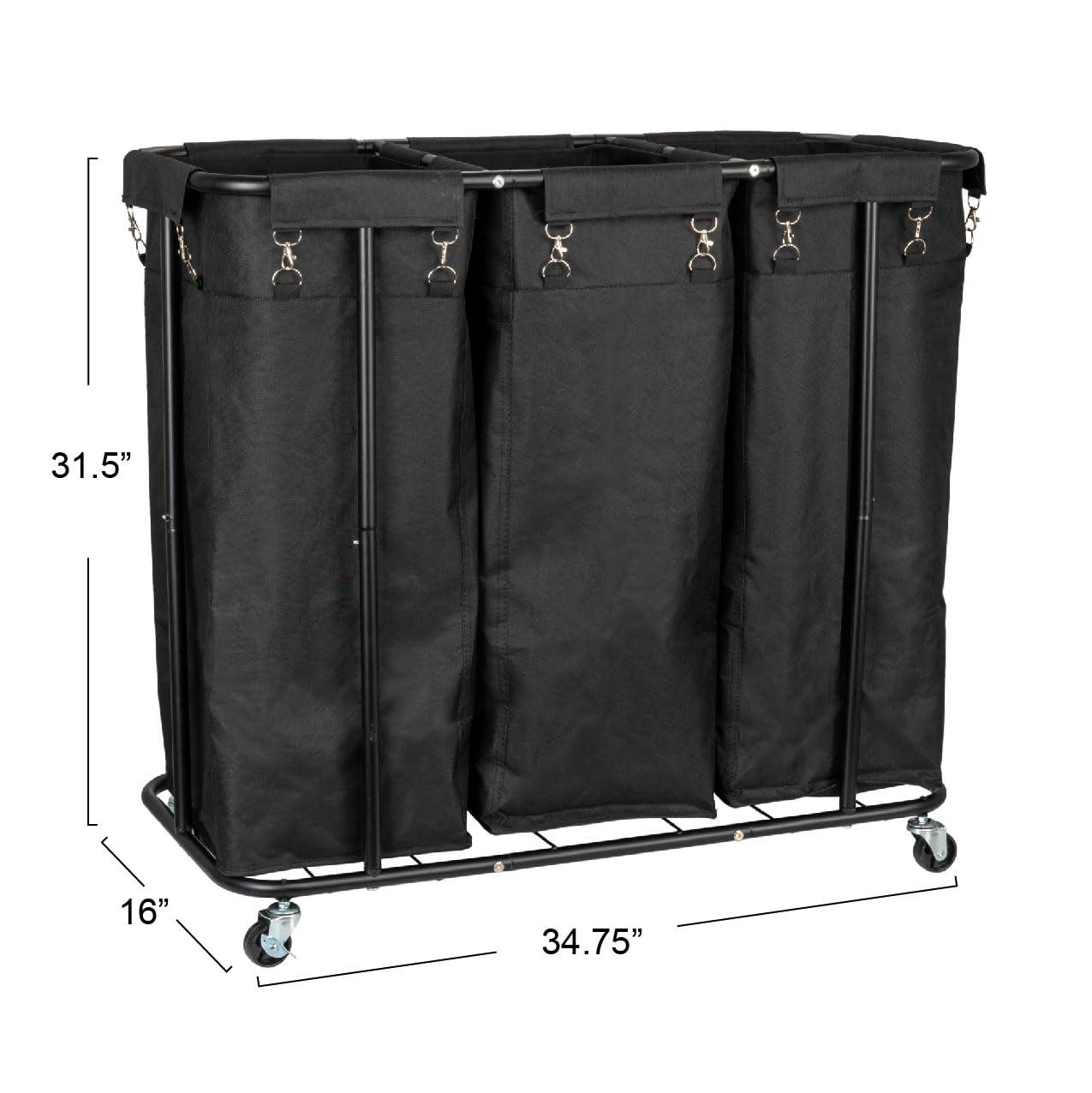 Metal Rolling Laundry Sorter