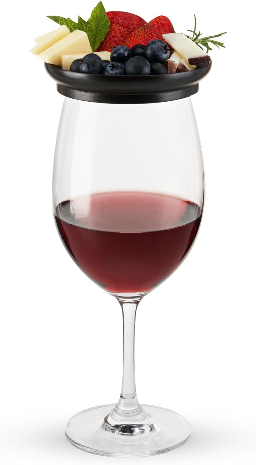 Twine Wine Glass Topper Appetizer Plates | Wayfair